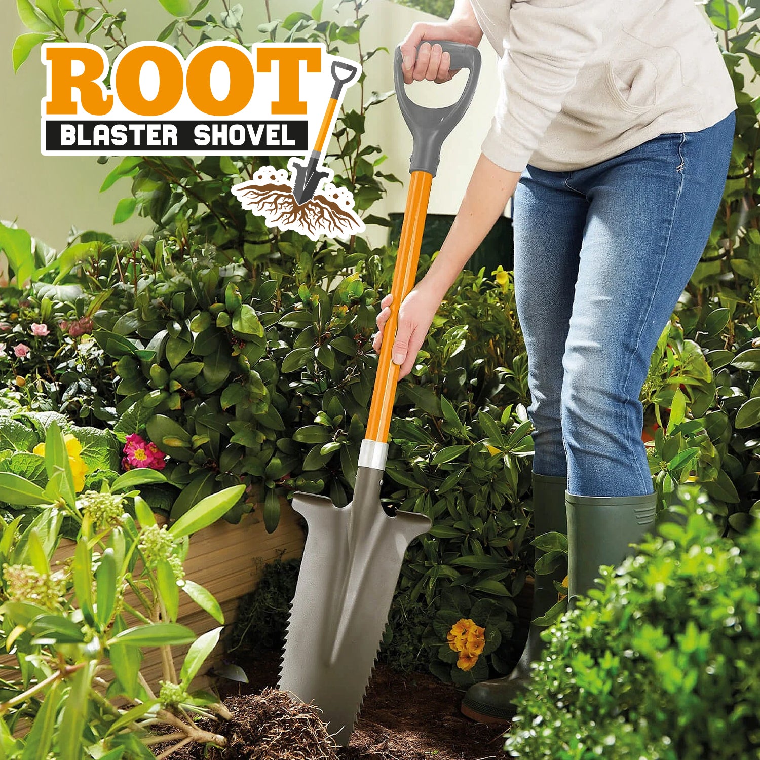 Root Blaster Shovel