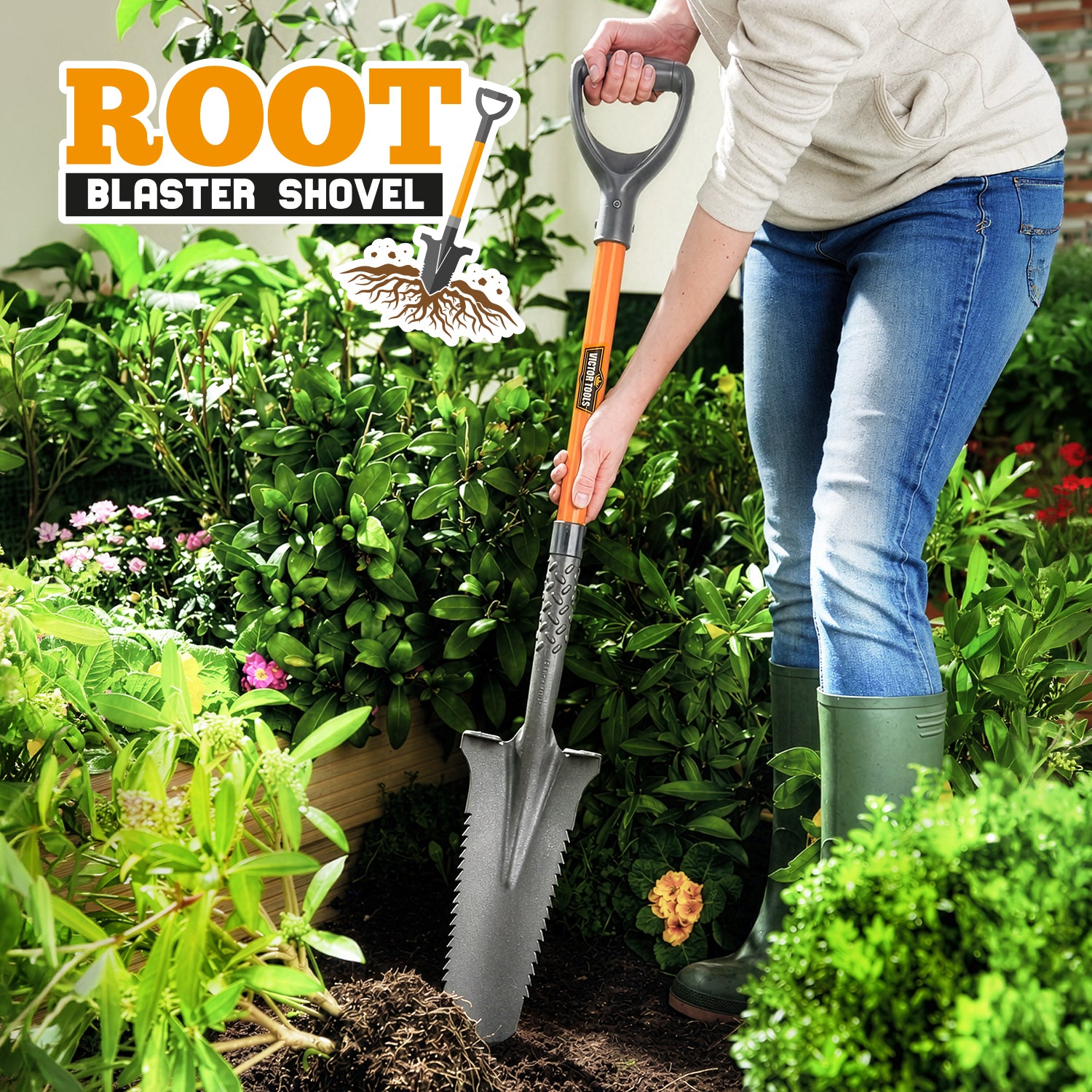 Root Blaster Shovel
